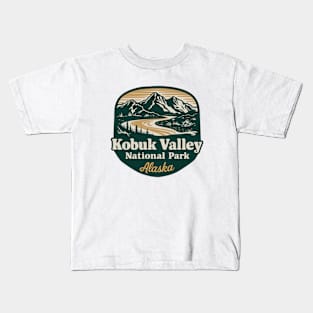 Retro Kobuk Valley National Park Kids T-Shirt